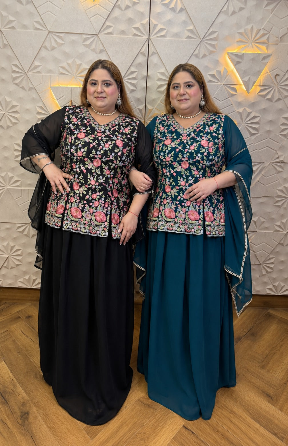 Gul Skirt Set