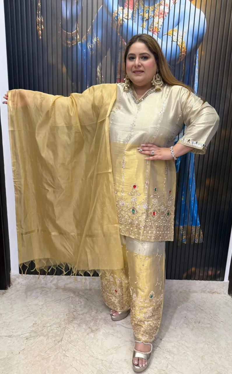 Varnisha Plazzo Suit