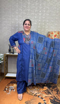 Noorika Blue Suit Set - View 1