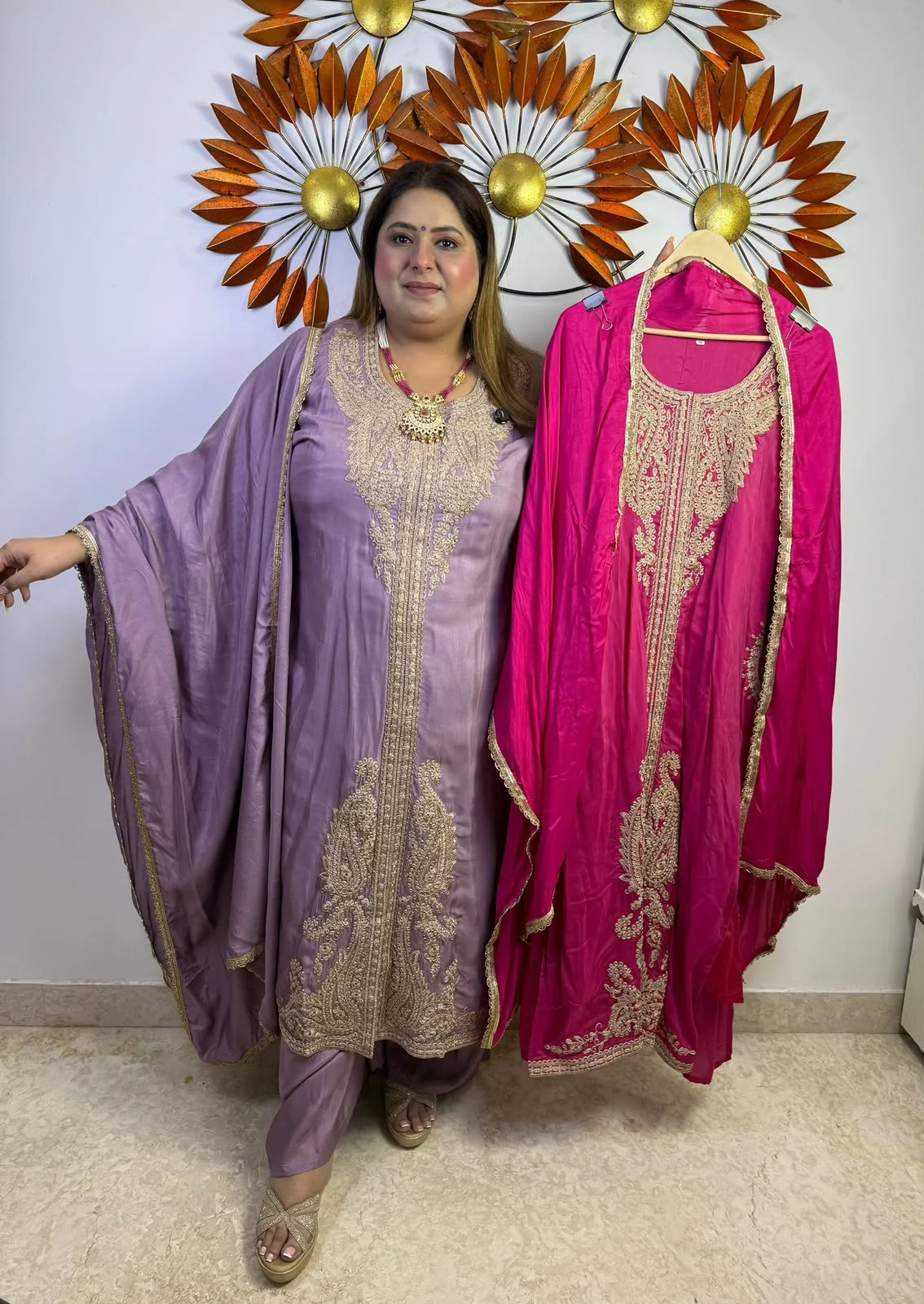 Festive Gold Suit Set