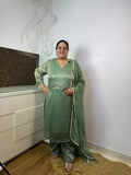 Zehra Green Suit - View 1